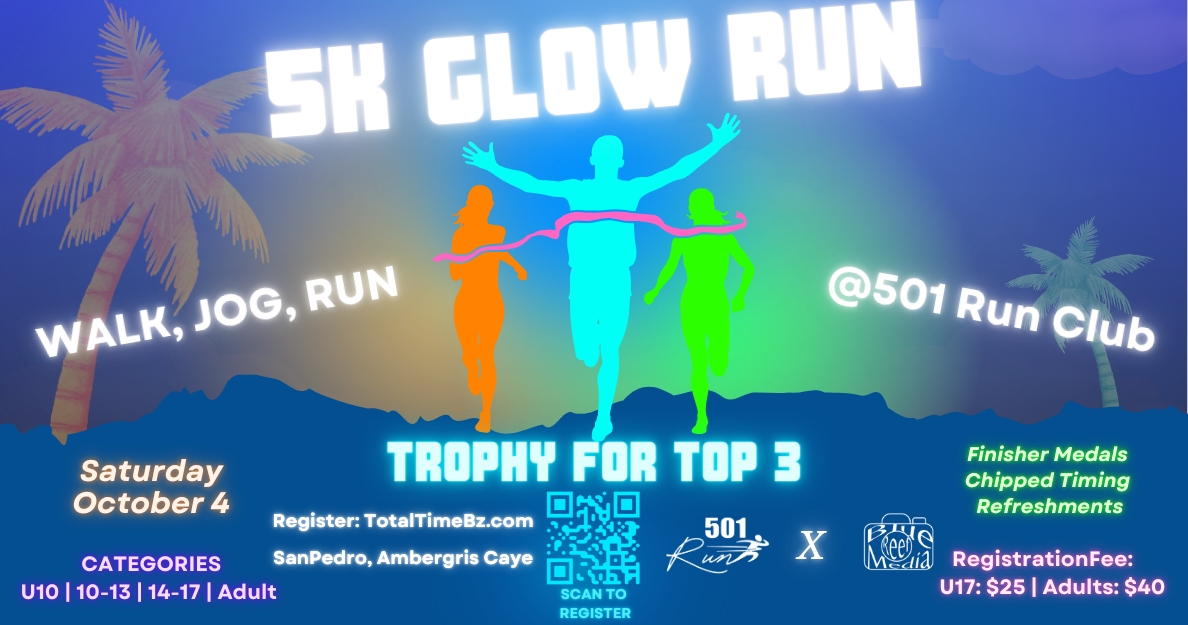 501 Glow Run event